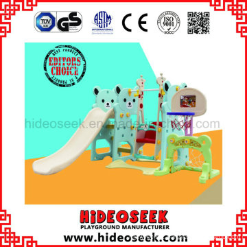 Children Plastic Slide and Swing for Garden